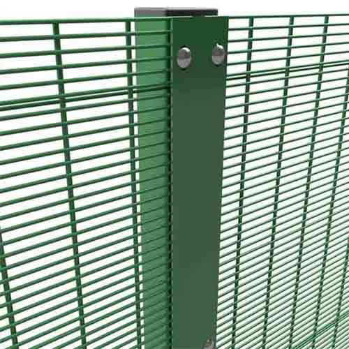 Easily Assembled 358 mesh secure fence price 358 railway ststiob fence anti climb mesh Customized 358 security fence