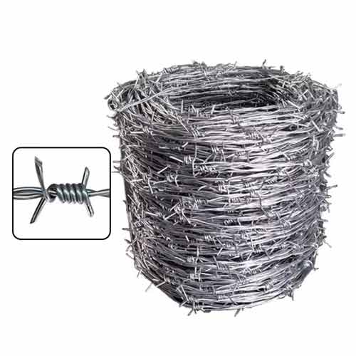 fence barbed wire Galvanized Wire Fence Barbed/barbed Wire Price Per Roll for Sale